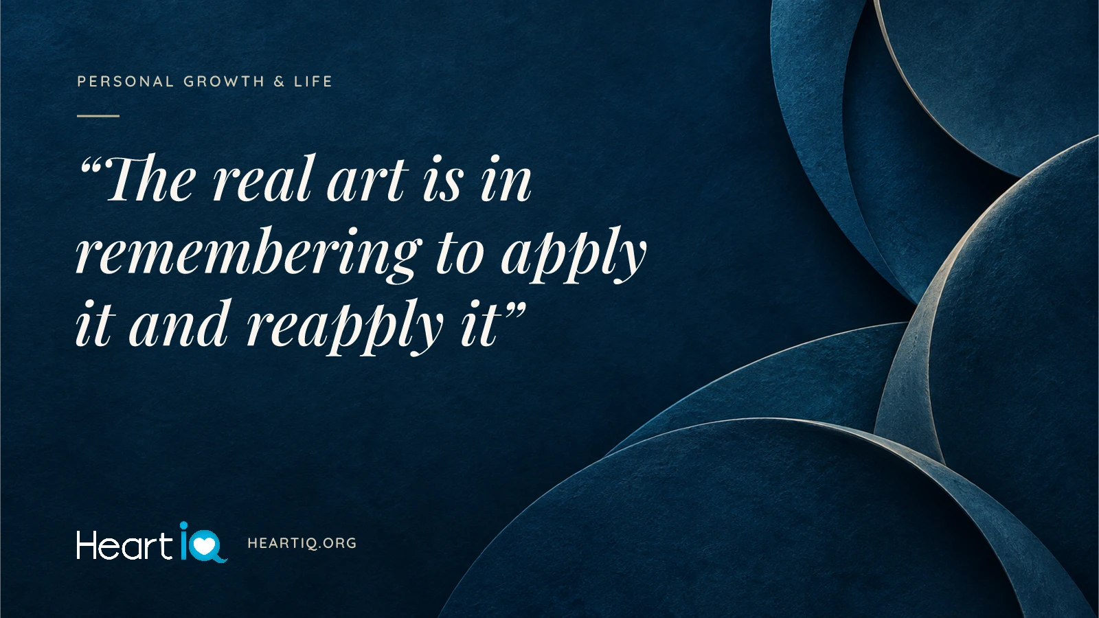“The real art is in remembering to apply it and reapply it” Heart iQ article illustration.